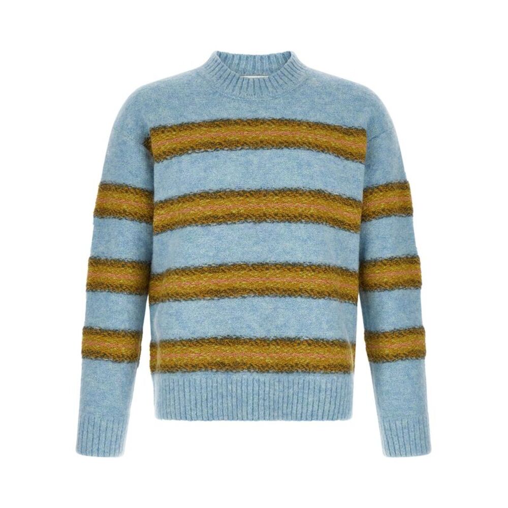 Dries Van Noten Blue Wool Men's Cardigan